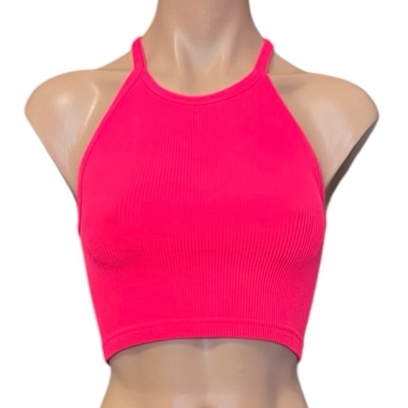 Free People Happiness Runs Tank Top In Pink XS/S NWOT - Picture 1 of 4